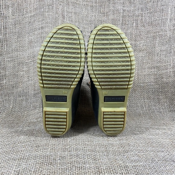 Tommy Hilfiger Boot Duck Top Sider Waterproof Green Brown Women's Size 6 - Picture 8 of 8